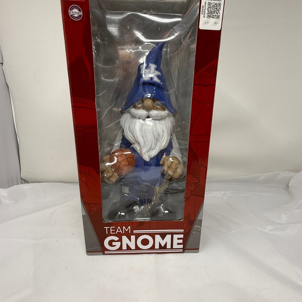 Kentucky Wildcats NCAA Basketball Team Gnome FOCO Forever Collectibles New UK